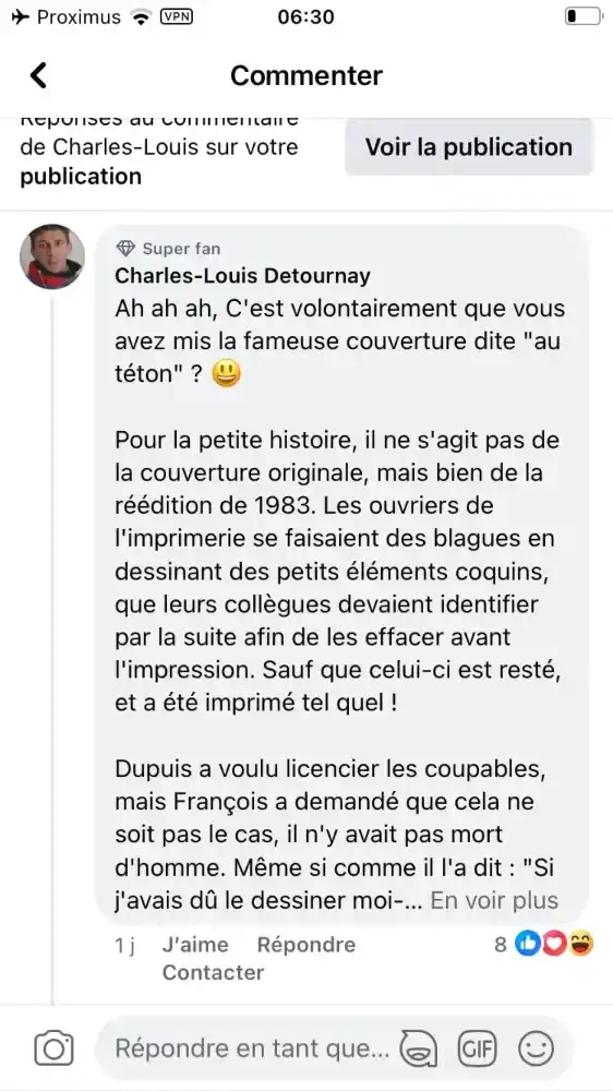 Commentaire sur les variantes de couverture du premier album de Natacha