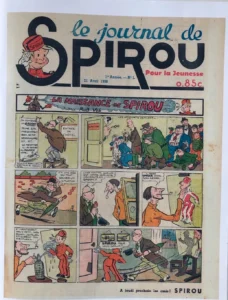 Couverture du premier numéro du journal Spirou