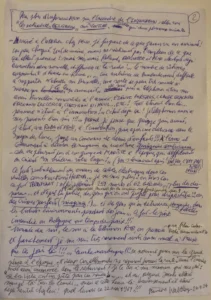 Manuscrit Un lundi comme les autres, deuxième page