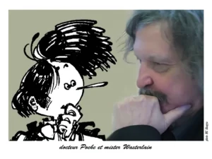 Marc Wasterlain et son personnage Docteur Poche